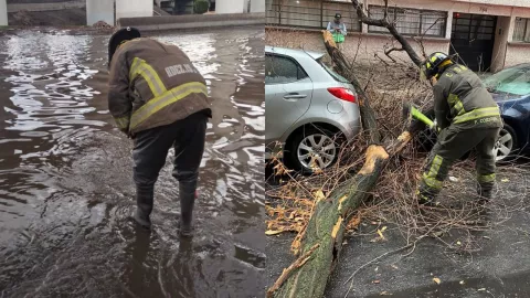 Por fuertes lluvias hoy, activan la alerta amarilla