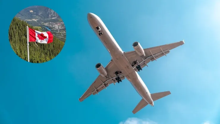 avión canadá