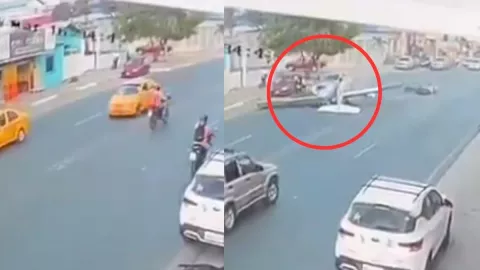 Avioneta desplomada en Ecuador