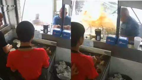 Hombre esperaba tacos de carnitas camioneta impacta contra local cd Juarez