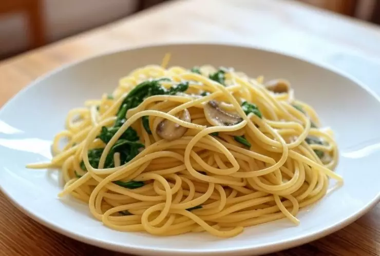SPAGUETTI A LA CREMA