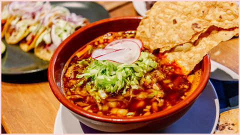 el pozole rojo