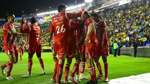 Necaxa vs América goles del partido Clausura 2025 Liga MX