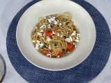 Espagheti con hoja santa