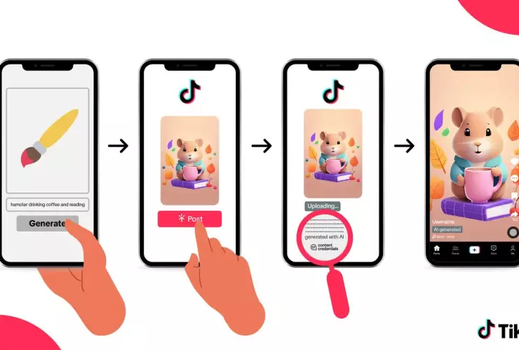 TikTok identificará imágenes y videos hechos con inteligencia artificial