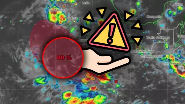 ¡Atención! Ciclón Tropical ‘Priscilla’ aumenta a 80% su probabilidad de formación: Esta es su ubicación EXACTA hoy, 1 de octubre de 2025