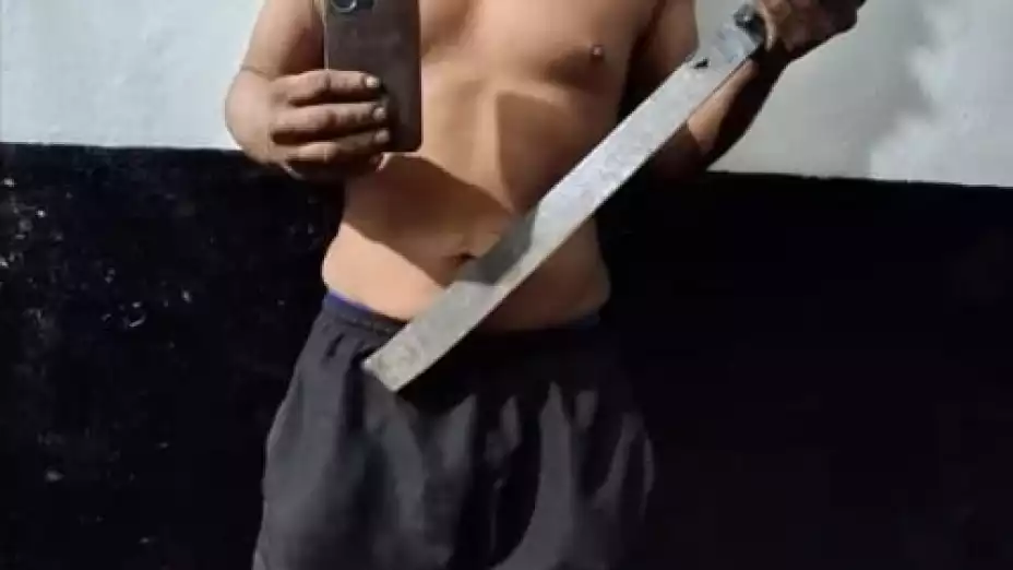 Presunto asalto en Umán deja saldo de un detenido; fue agarrado con machete en mano