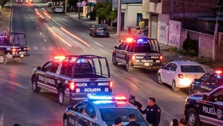 Persecución en Celaya por patrulla prestada a civil