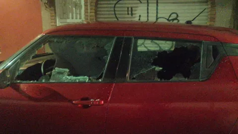 Detienen a joven que dañó 15 vehículos estacionados en Aguascalientes; ¿cómo ocurrio