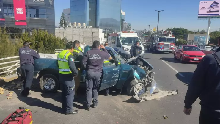 Accidente avenida constituyentes HOY domingo 29 de diciembre 2024