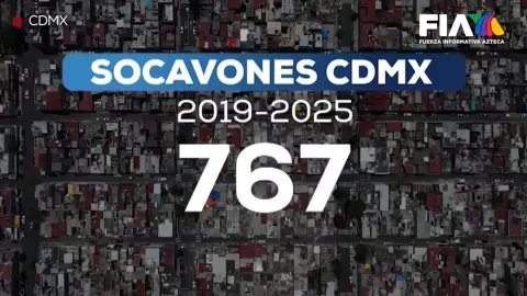 La escandalosa cifra de socavones detectados en la CDMX en los últimos seis años
