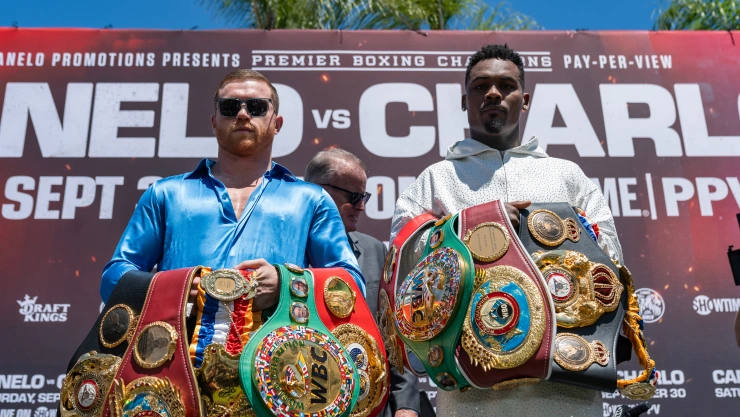 Canelo Charlo conferencia de prensa box los angeles
