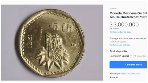 moneda de 5 pesos mercado libre