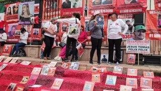 Familiares de desaparecidos dieron el Grito como protesta en Catedral de Culiacán