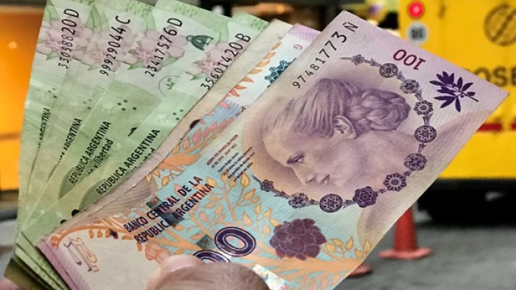 Billetes peso argentino