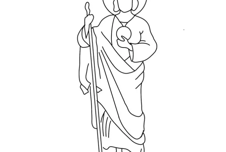 Imagen para tatuarse de San Judas Tadeo (7).jpg