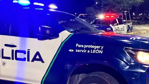 Policía lesionado en León I