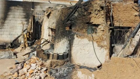 Hombre muere en incendio abrazando a su perro en Durango