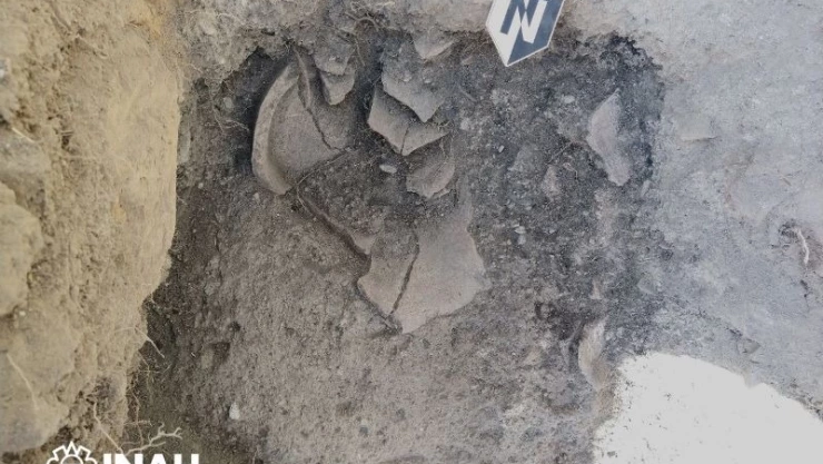 Hallazgo arqueológico en obras en la Pirámide de Cholula