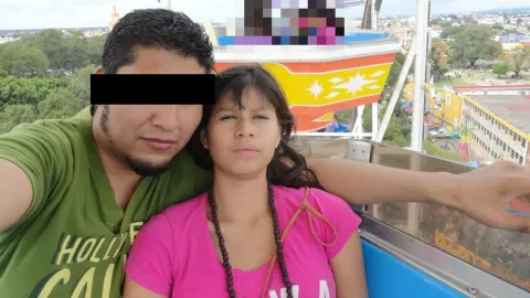 Miguel “N” y Frida Sofia, joven desaparecida en 2015.
