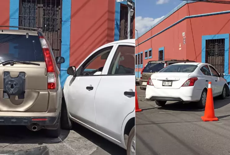 FOTOS_ FUERTE ACCIDENTE en el centro de Mérida, hoy miércoles 12 de marzo de 2025