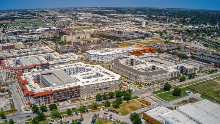 Vista aérea Frisco, Texas