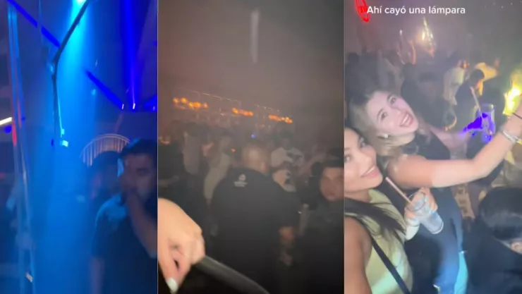 Graban insólito accidente al interior de un bar | VIDEO