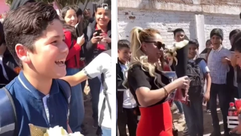 VIDEO_ Maestra rechazó a alumno en San Valentín y le advierte que lo reprobará