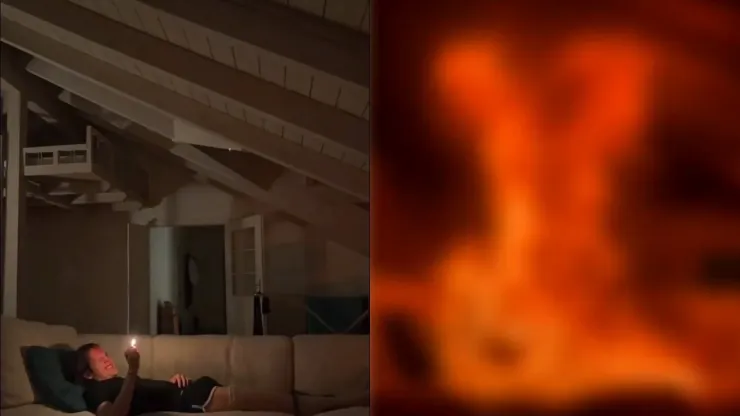 El joven Manuel Otto se prendió fuego durante una transmisión en vivo