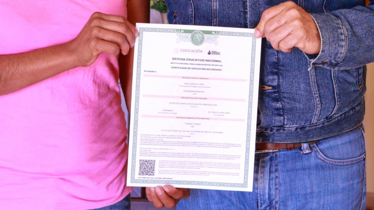 certificado de secundaria