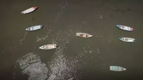 De terrible sequía, a estar casi a la mitad: Así ha evolucionado el Lago de Chapala los últimos meses