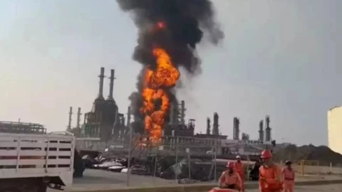 Refinería Salina Cruz Oaxaca explosion incendio