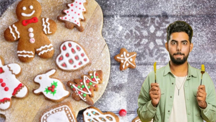  Galletas de jengibre en sartén