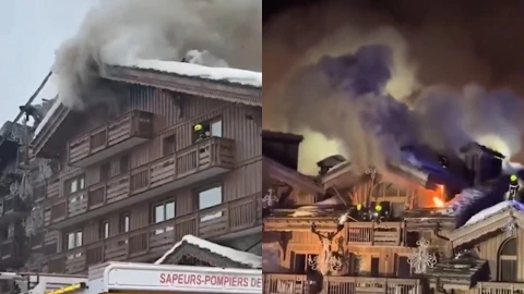Incendio hotel video