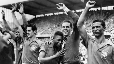 Brasil Pelé campeón mundo Suecia 1958