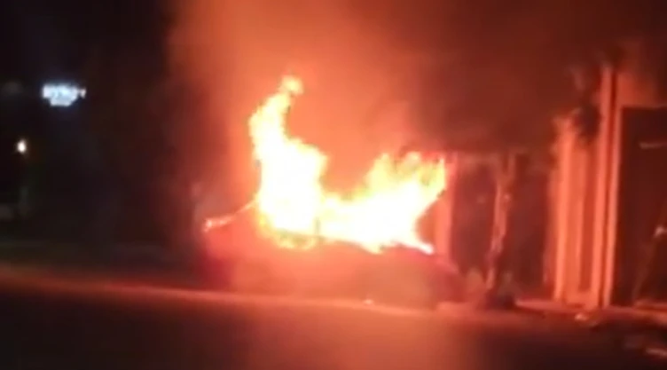 Incendios de autos en sectores de Culiacán, Sinaloa.