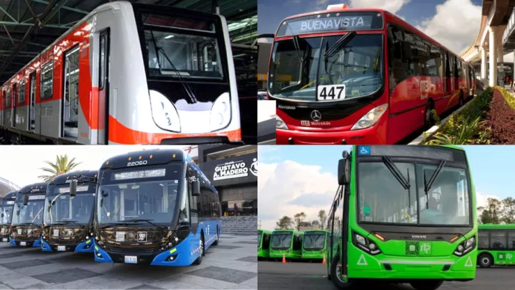 ¿Cuál es el transporte público más utilizado por los mexicanos?
