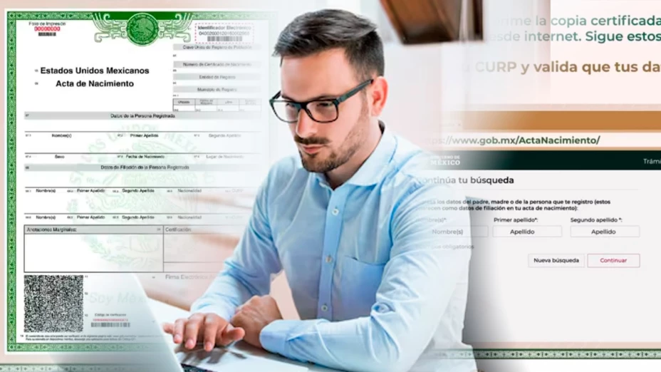 Acta de nacimiento CURP
