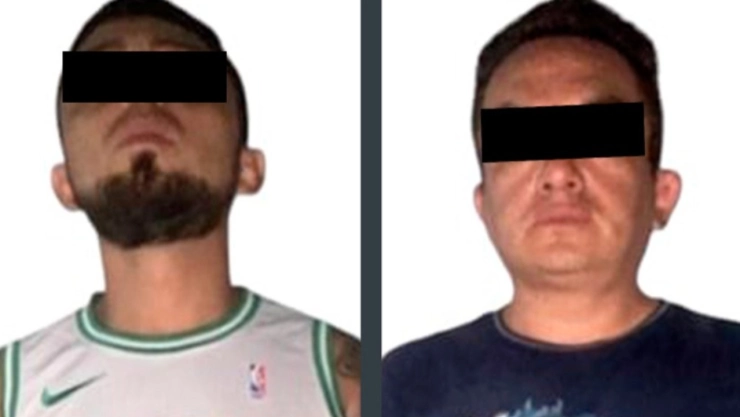 Caen dos en Cuautitlán Izcalli con restos de perros en medio de denuncias por presunto falso crematorio en el Edomex. En la imagen se observa a Daniel Iván ‘N’ e Israel ‘N’, investigados por su probable intervención en el delito de Maltrato Animal.