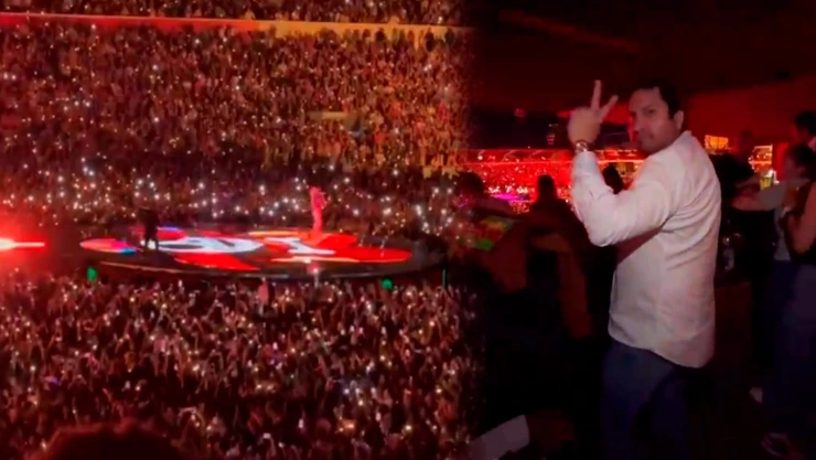 Julión Álvarez en el concierto de Karol G