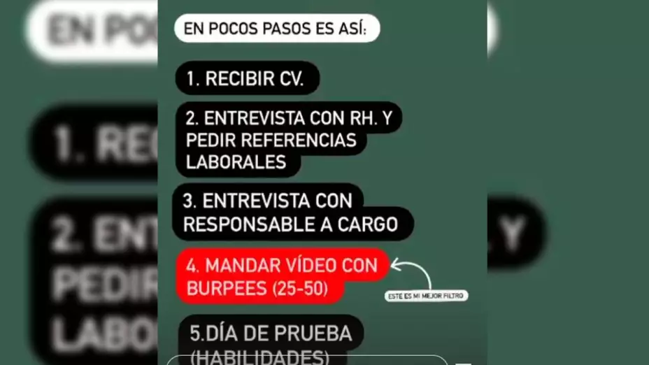 ¿Buscas trabajo Reclutadora solicita contadores que realicen burpees