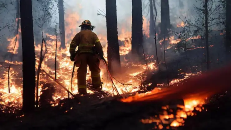 incendio en el sur de California