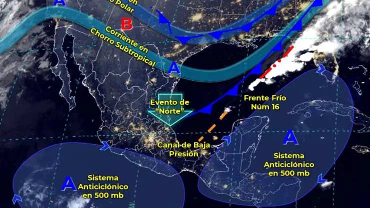 Clima 15 de diciembre: Probabilidad de chubascos en Quintana Roo