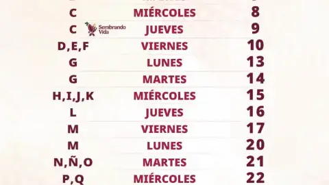 Calendario de pagos de la pensión bienestar en julio 2026