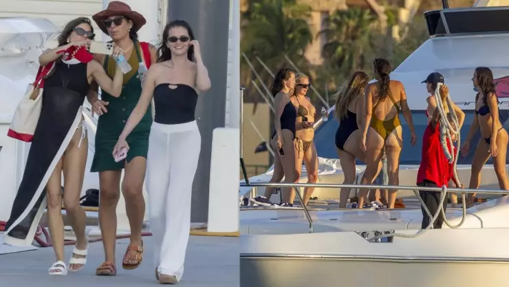 Selena Gómez celebra su despedida de soltera en Cabo San Lucas, México, rodeada de amigas
