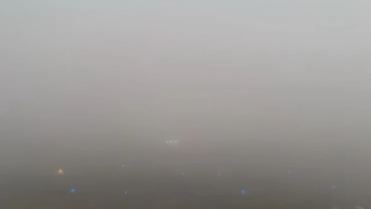 Neblina en AICM