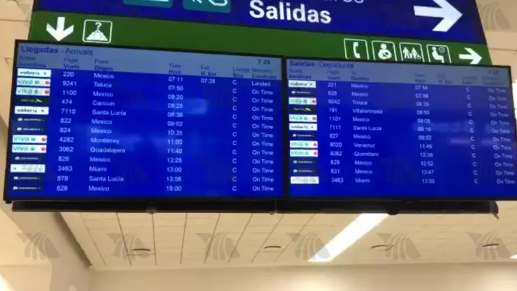 ¿Vuelos cancelados_ Este es el panorama en el Aeropuerto Internacional de Mérida por la Tormenta Tropical Helene