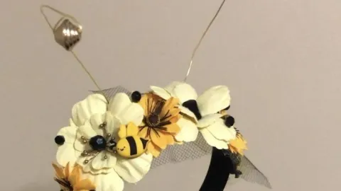 Ideas para hacer tu propia diadema de abejita