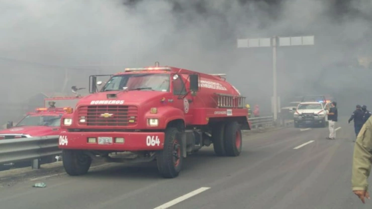 reabren carretera federal puebla-atlixco hoy incendio chipilo