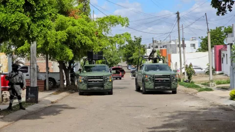 Balacera en el sector Barrancos en Culiacán
